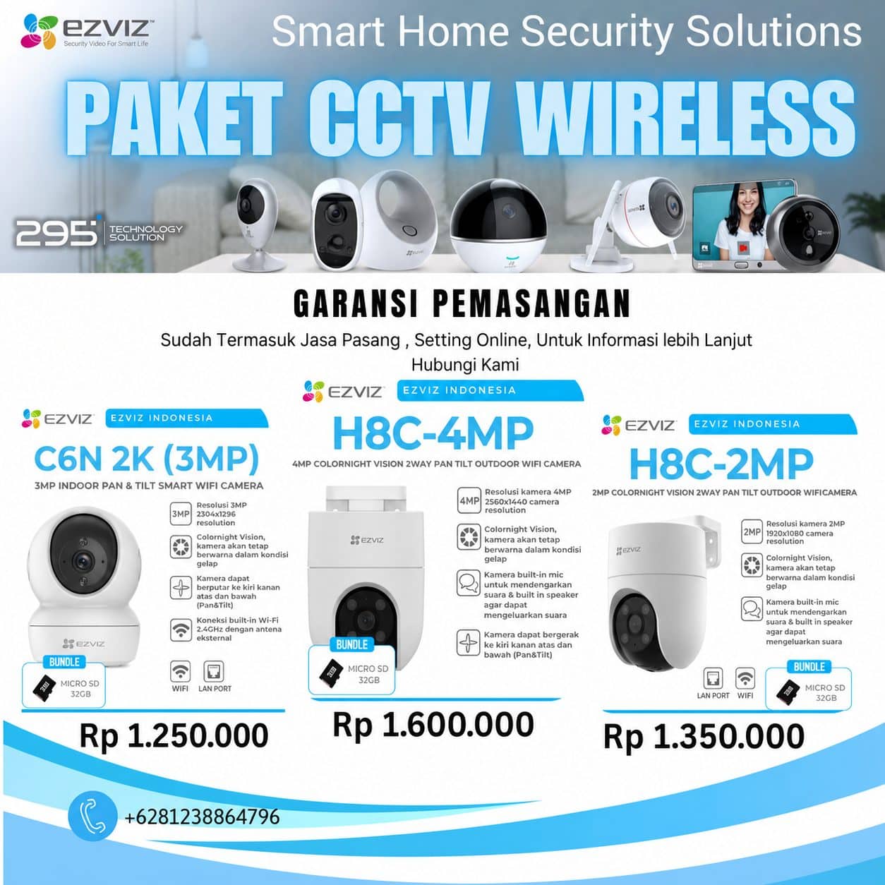 Paket Ezviz Pasang Cctv Jogja